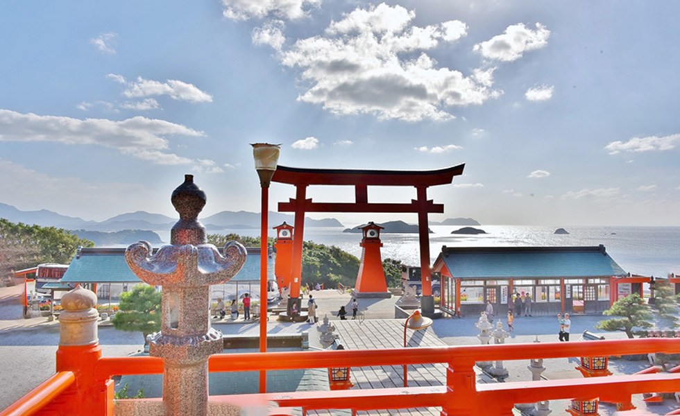 日本の絶景、美しすぎる神社の鳥居 福徳稲荷神社の鳥居