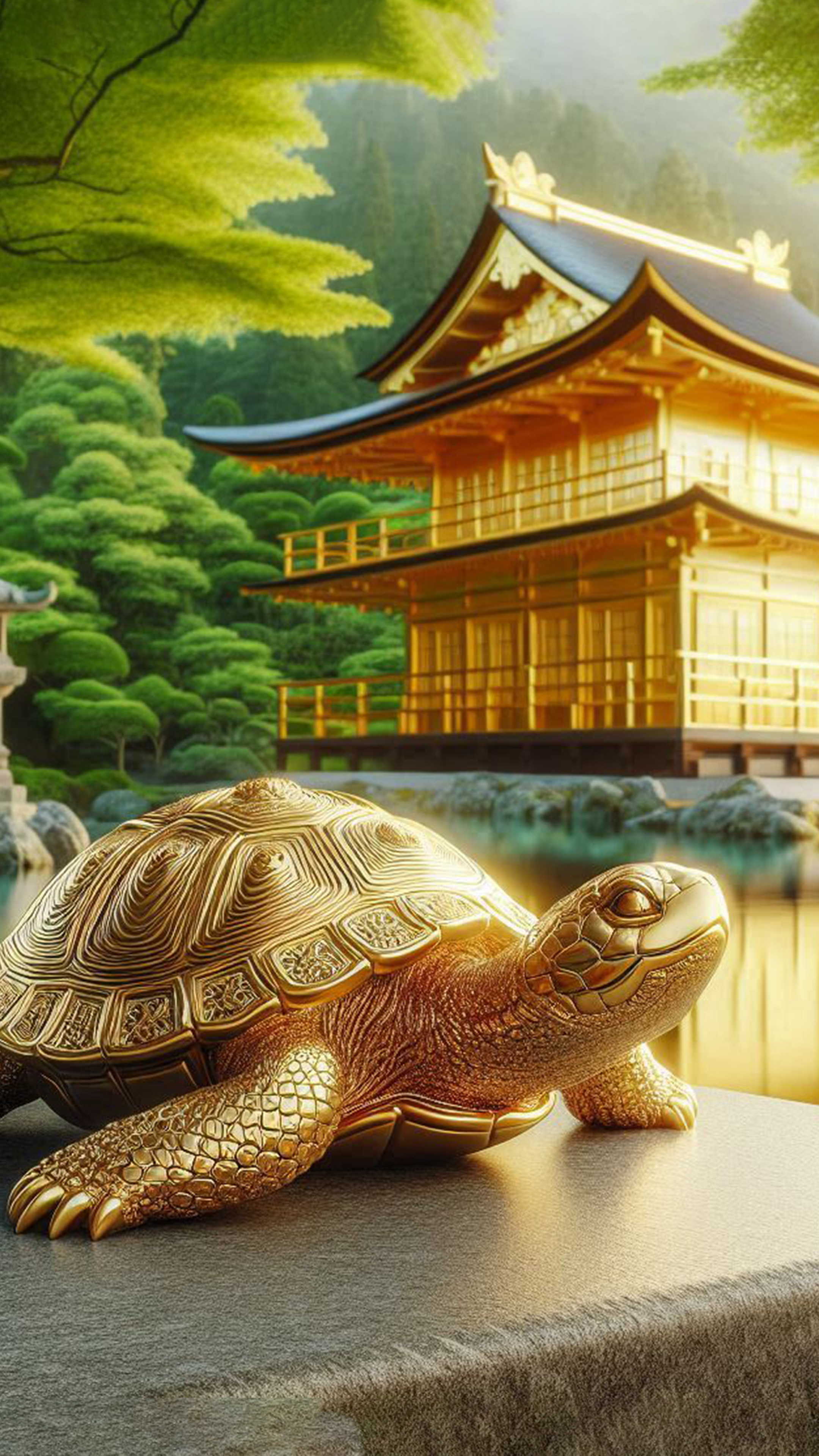 金亀 最強金運アップ待ち受け画像、宝くじ高額当選！？ 大金神社