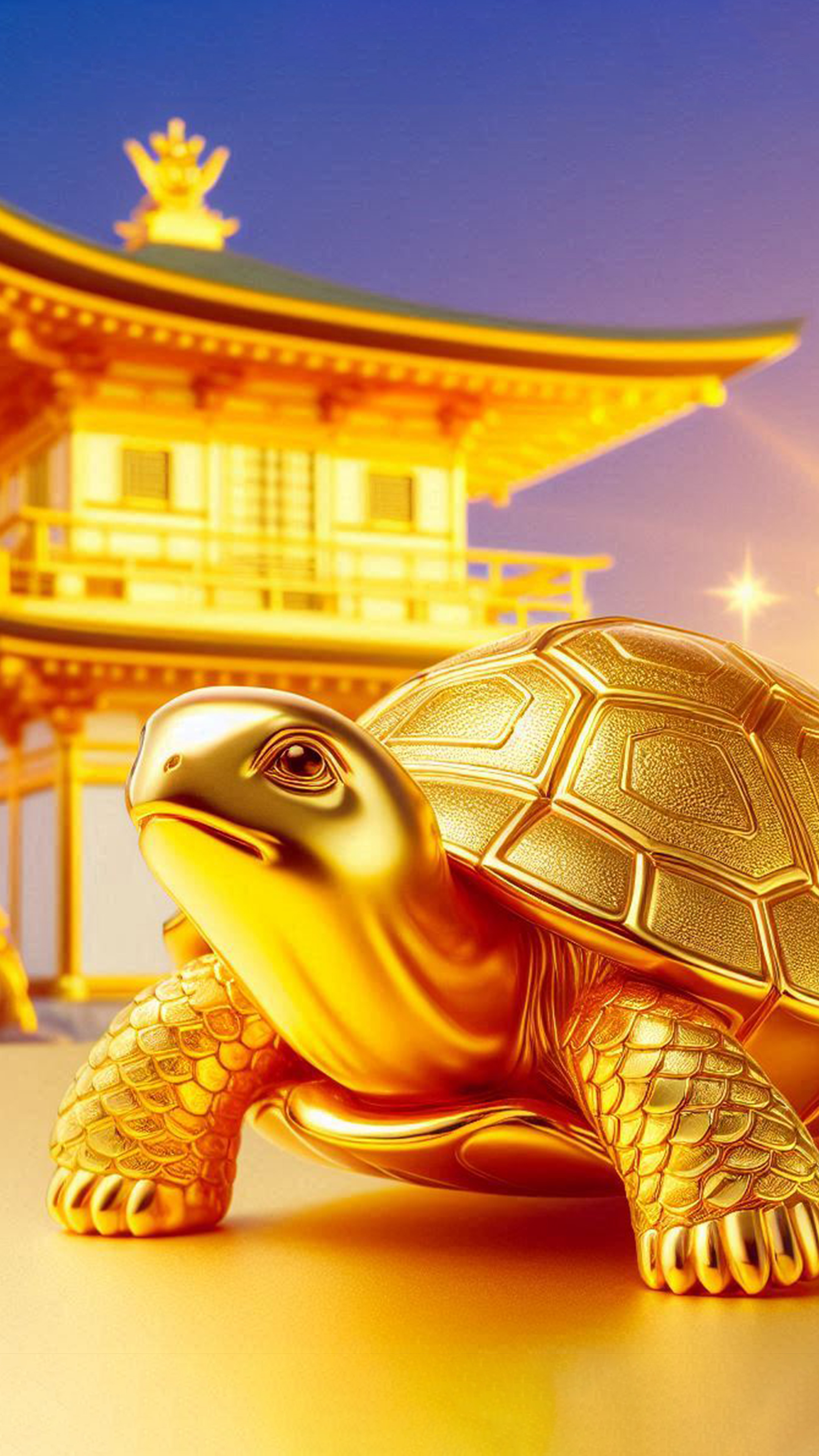 金亀 最強金運アップ待ち受け画像、宝くじ高額当選！？ 大金神社