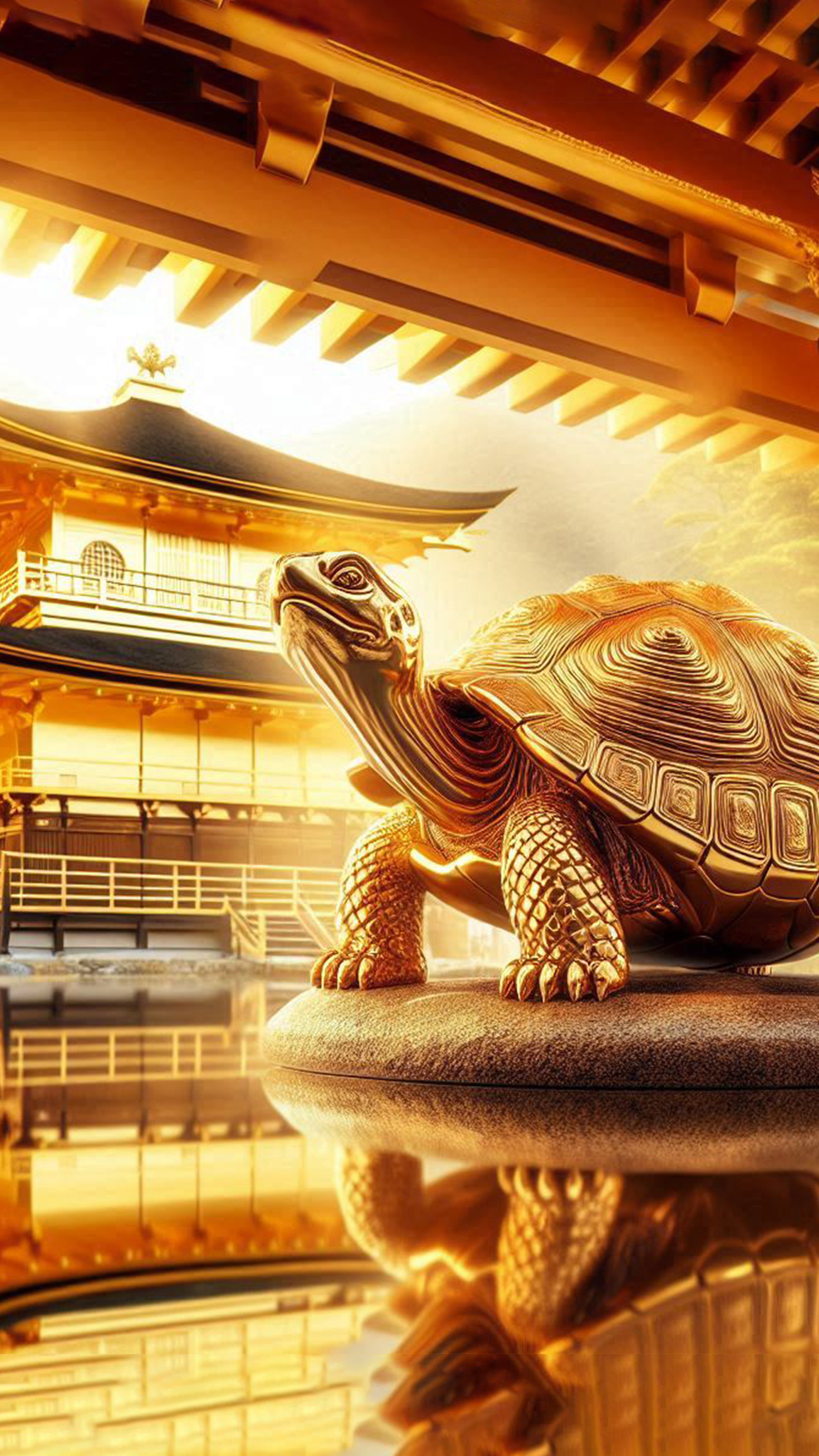 金亀 最強金運アップ待ち受け画像、宝くじ高額当選！？ 大金神社